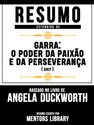 cover image of Resumo Estendido De Garra